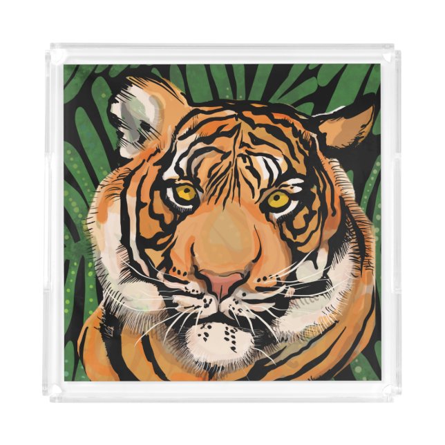 Tiger Acrylic Tray (Front)
