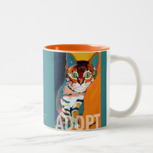 Tiger ADOPT Mug by Ron Burns