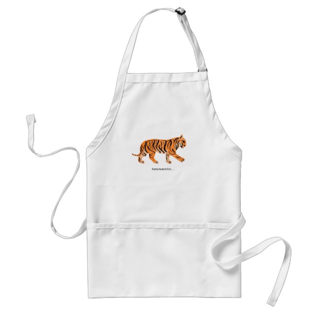 Tiger  adult apron (Front)