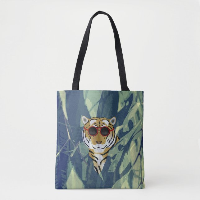Tiger Allover Tote Bag (Front)