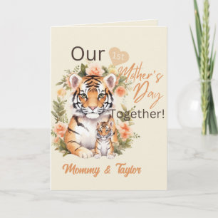 Tiger and cub, First Mother's Day Together Card