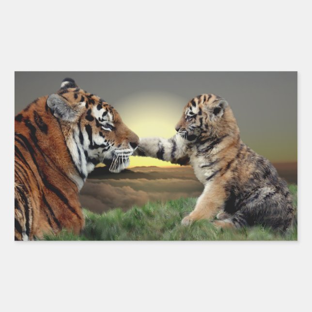 Tiger and Cub Stickers (Front)