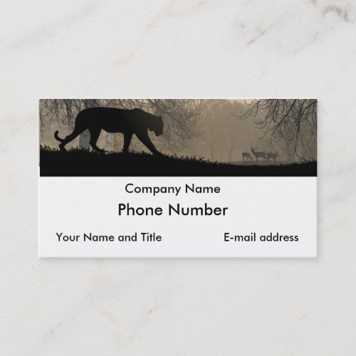 Tiger and Deer Business Card
