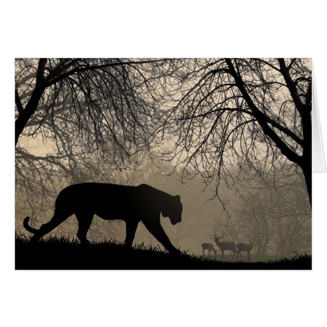 Tiger and Deer Cards (Front Horizontal)