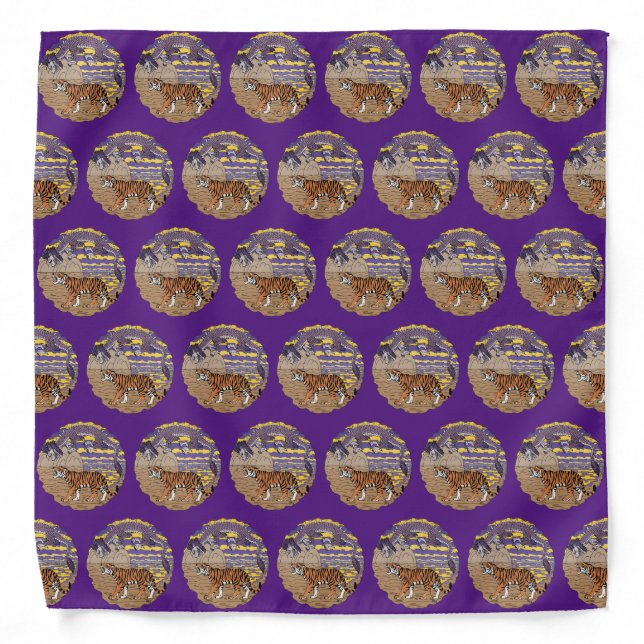 Tiger and Dragon Bandana (Front)