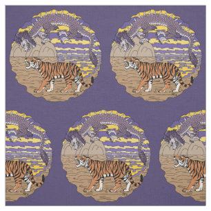 Tiger and Dragon Fabric
