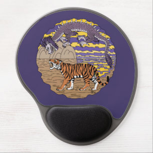Tiger and Dragon Gel Mouse Pad