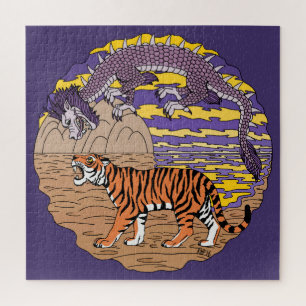 Tiger and Dragon Jigsaw Puzzle