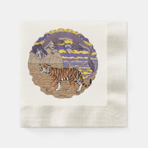 Tiger and Dragon Napkins