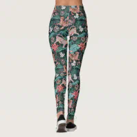 Cartoon tiger Animal Print Leggings, Zazzle