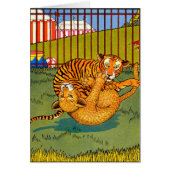 tiger and leopard wrestling (Front)