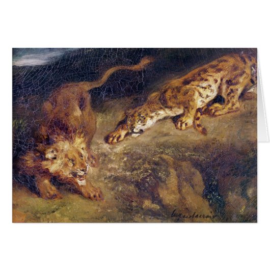 Tiger and Lion Cards (Front Horizontal)