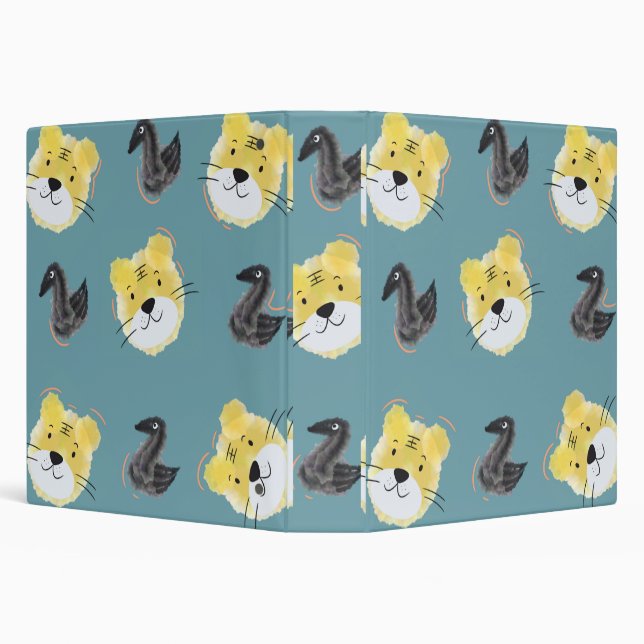 Tiger and Magpie 3 Ring Binder (Background)
