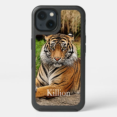 Tiger And Name iPhone 13 Case