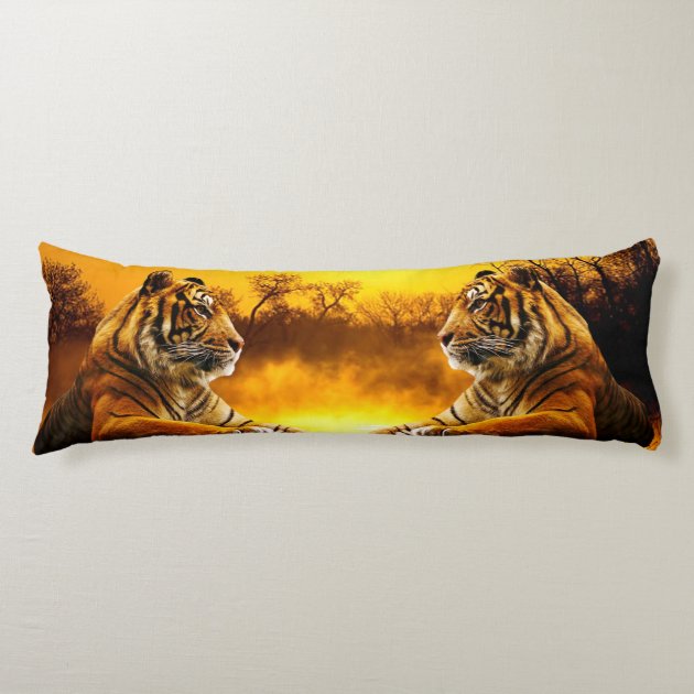 Tiger body clearance pillow