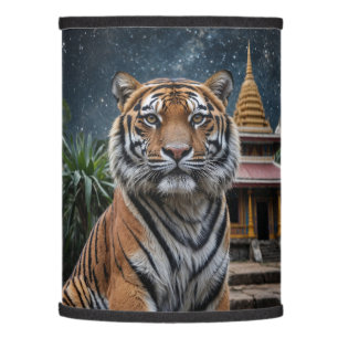 Tiger and Temple Lamp Shade