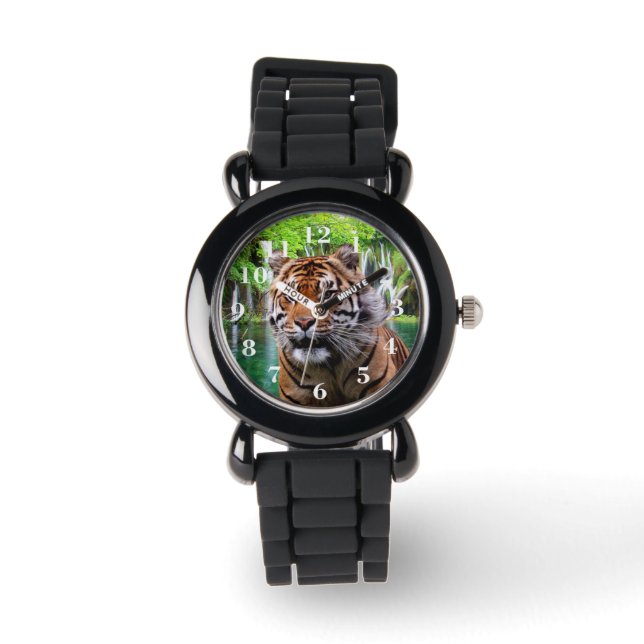 Tiger and Waterfall Watch (Front)