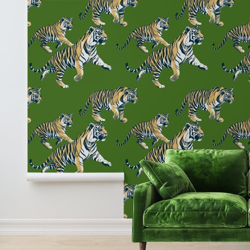 Tiger Animal Pattern Jungle Wallpaper