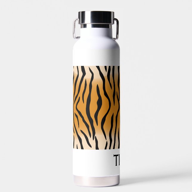 Tiger Animal Pattern Thor Copper Vacuum Insulated  Water Bottle (Front)