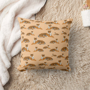 Tiger Animal Pattern Throw Pillow