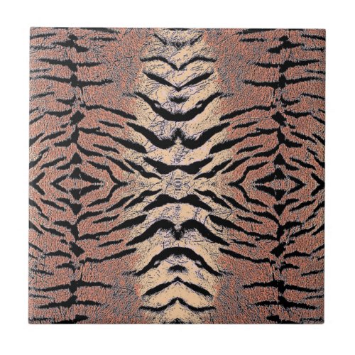 Tiger Animal Print Design Ceramic Tile