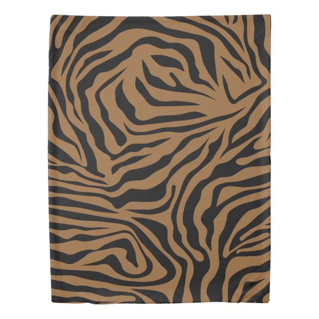 Tiger Animal Print Duvet Cover (Front)