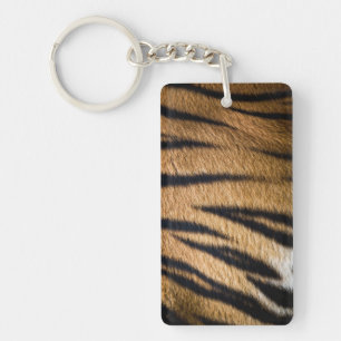 tiger animal skin fur texture nature stripes patte keychain