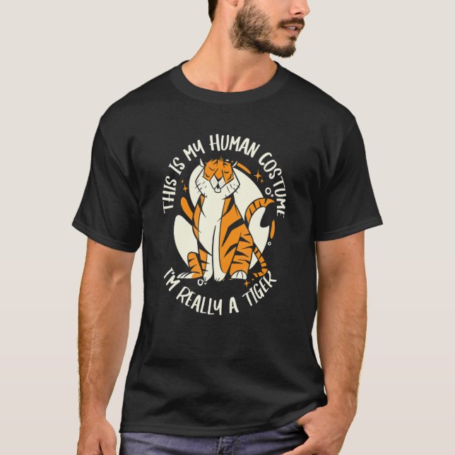 Tiger Animal Tigers T-Shirt (Front)
