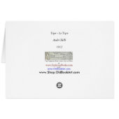 Tiger - Antiquarian, Colorful Book Illustration (Back Horizontal)