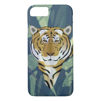 Tiger Apple Iphone 8/7  Barely There Phone Case by ellejai at Zazzle