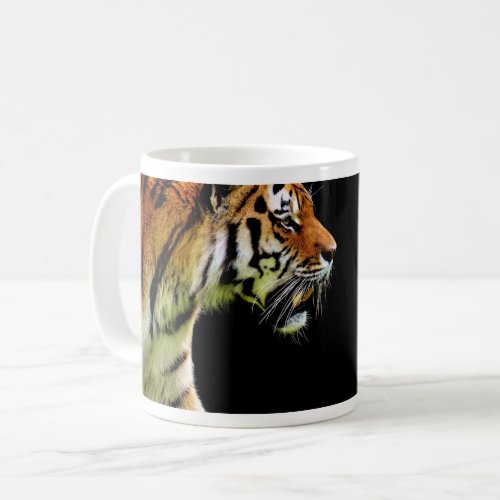 Tiger Approaching _ Wild Animal Artwork Coffee Mug