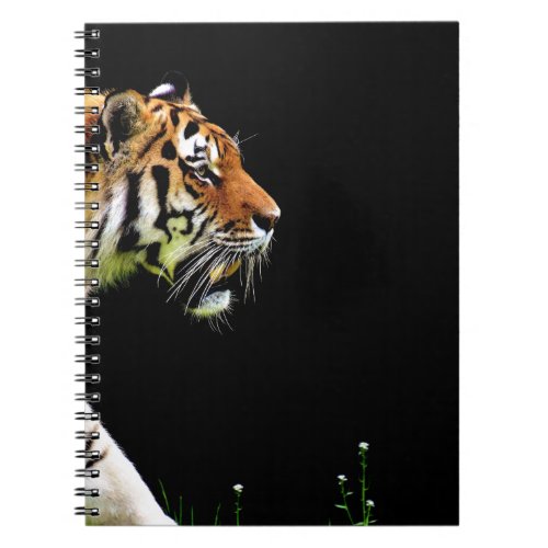 Tiger Approaching _ Wild Animal Artwork Notebook