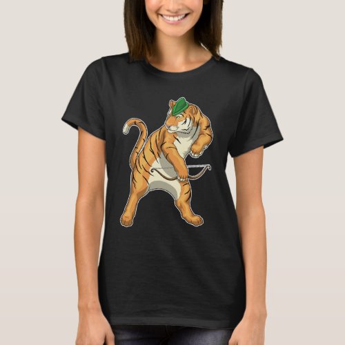 Tiger Archer Bow T_Shirt