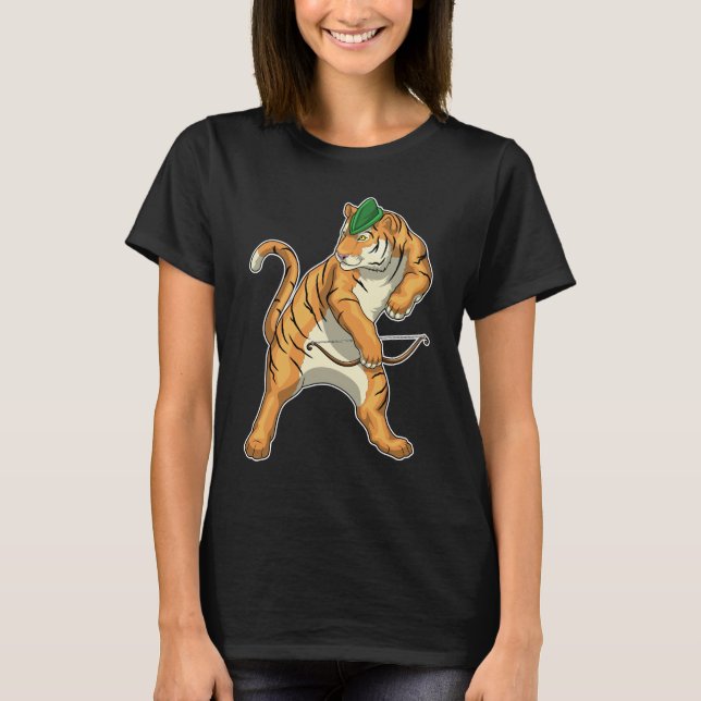 Tiger Archer Bow T-Shirt (Front)