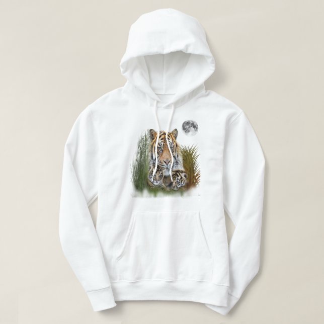 Tiger arnd Cubs T-shirt Hoodie (Design Front)