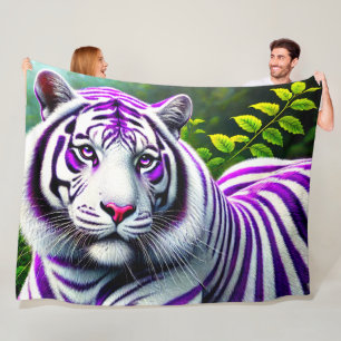 Tiger Art Fleece Blanket