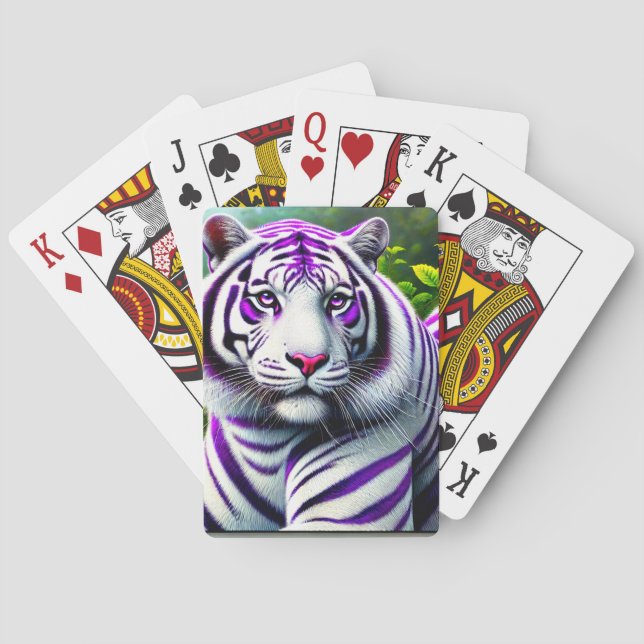 Tiger Art Poker Cards (Back)