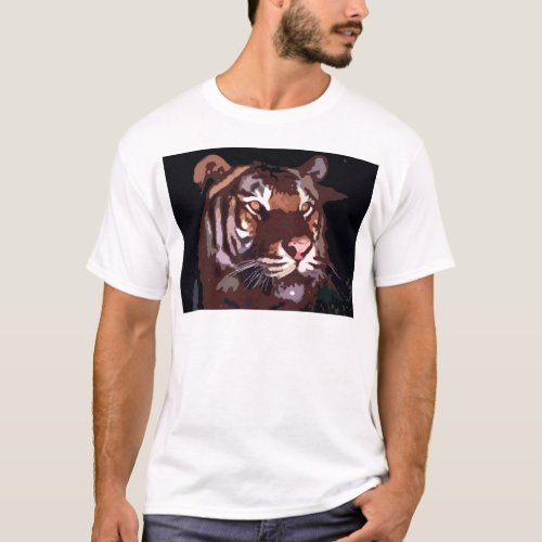 Tiger Art _ Wild Cats T_Shirt