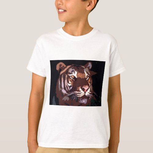 Tiger Art _ Wild Cats T_Shirt