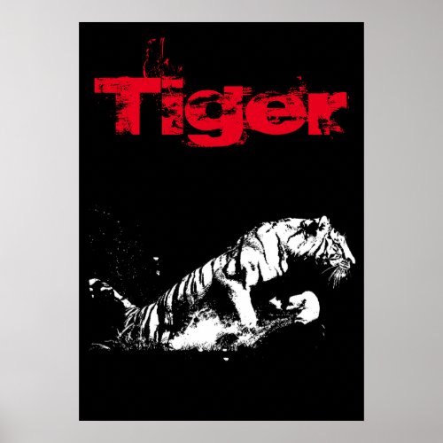 Tiger Artwork Poster