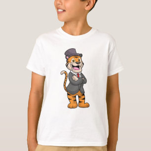 Tiger as Groom with Jacket & Hat T-Shirt