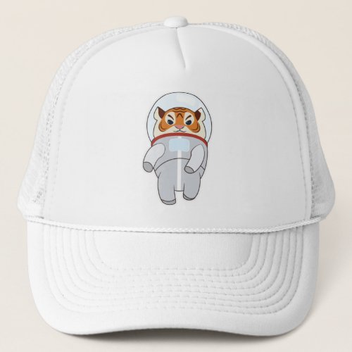 Tiger as Spaceman Costume Trucker Hat
