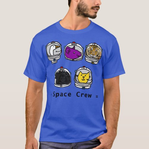 Tiger Astronaut Joins Space Crew 2 T_Shirt