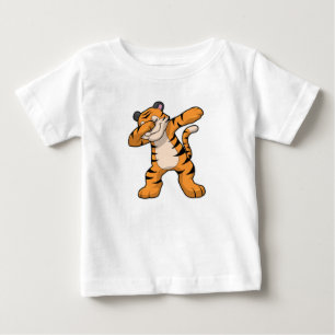 Tiger at Hip Hop Dance Dab Baby T-Shirt