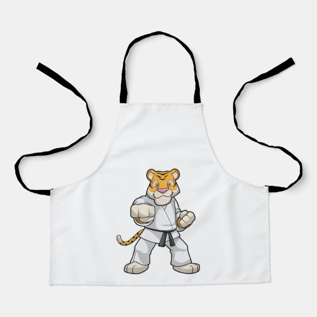 Tiger at Martial arts Karate Apron (Front)