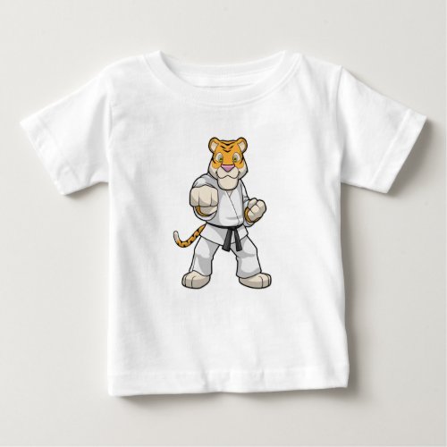 Tiger at Martial arts Karate Baby T_Shirt