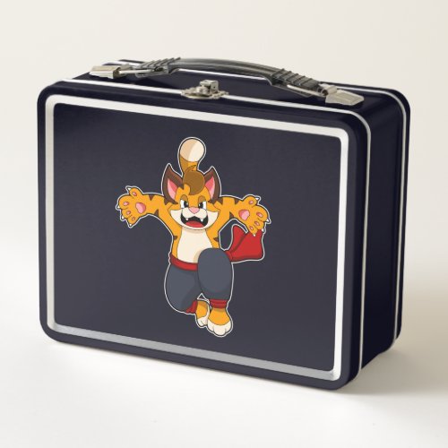 Tiger at Martial arts Karate Metal Lunch Box