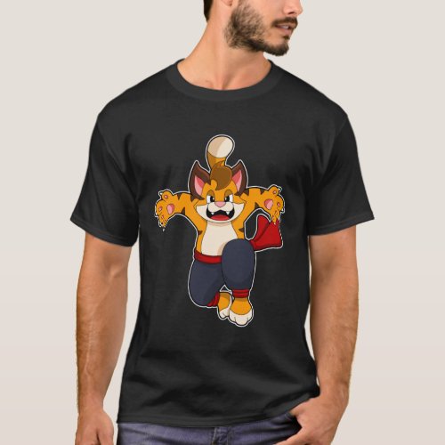 Tiger at Martial arts Karate T_Shirt