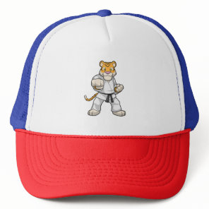 Tiger at Martial arts Karate Trucker Hat
