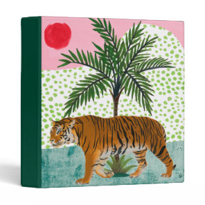 Tiger at Sunrise 3 Ring Binder